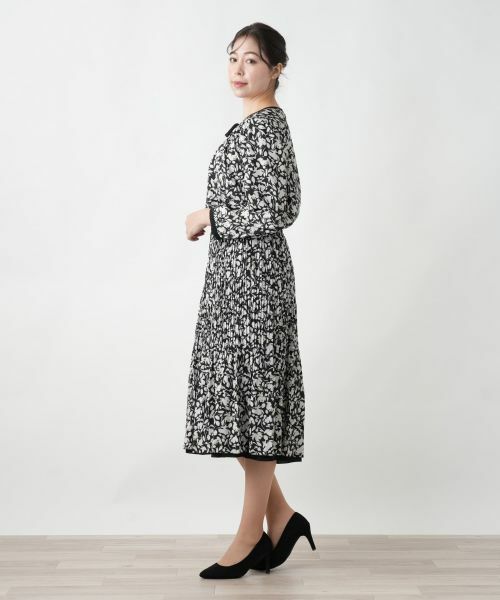 Leilian PLUS HOUSE / レリアンプラスハウス ロング・マキシ丈スカート | 【店舗人気】プリントプリーツスカート【Leilian WHITE LABEL】 | 詳細2