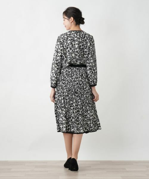 Leilian PLUS HOUSE / レリアンプラスハウス ロング・マキシ丈スカート | 【店舗人気】プリントプリーツスカート【Leilian WHITE LABEL】 | 詳細3