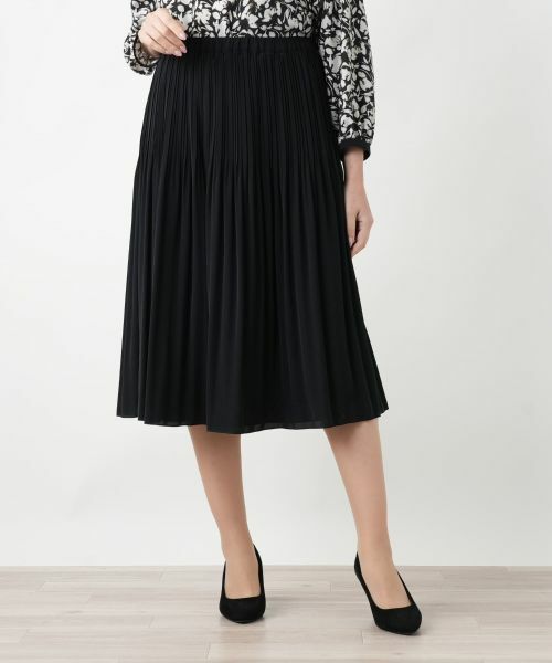 Leilian PLUS HOUSE / レリアンプラスハウス ロング・マキシ丈スカート | 【店舗人気】プリントプリーツスカート【Leilian WHITE LABEL】 | 詳細4