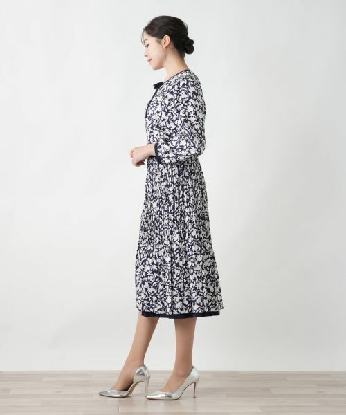 Leilian PLUS HOUSE / レリアンプラスハウス ロング・マキシ丈スカート | 【店舗人気】プリントプリーツスカート【Leilian WHITE LABEL】 | 詳細6