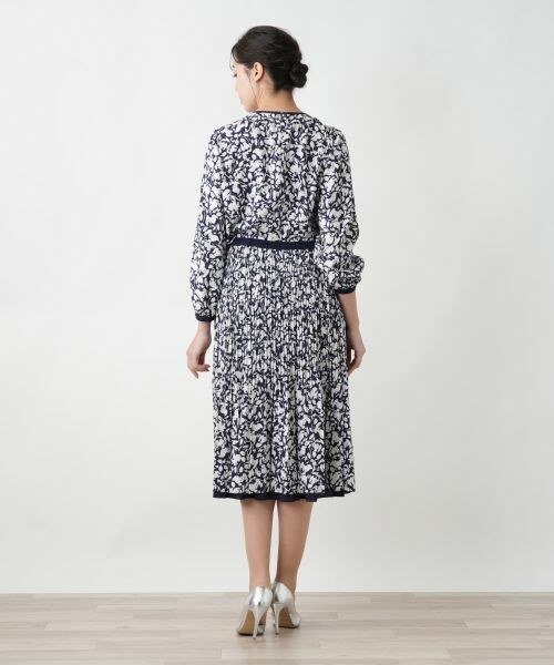 Leilian PLUS HOUSE / レリアンプラスハウス ロング・マキシ丈スカート | 【店舗人気】プリントプリーツスカート【Leilian WHITE LABEL】 | 詳細7