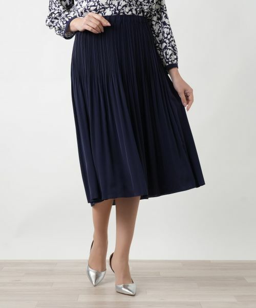 Leilian PLUS HOUSE / レリアンプラスハウス ロング・マキシ丈スカート | 【店舗人気】プリントプリーツスカート【Leilian WHITE LABEL】 | 詳細8