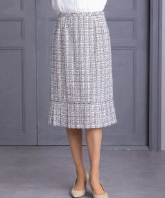 Leilian PLUS HOUSE / レリアンプラスハウス ミニ・ひざ丈スカート | 【店舗人気】ツイードスカート【セレモニー】