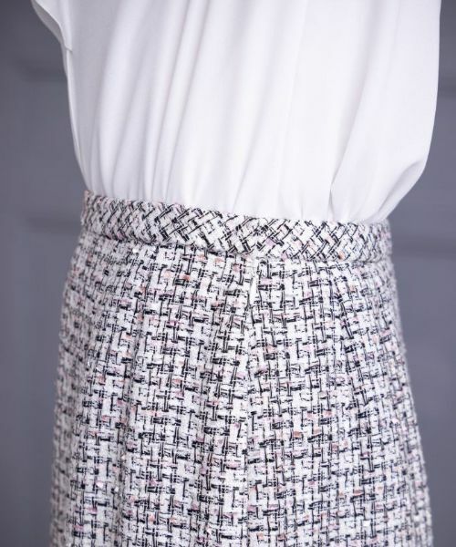 Leilian PLUS HOUSE / レリアンプラスハウス ミニ・ひざ丈スカート | 【店舗人気】ツイードスカート【セレモニー】 | 詳細12