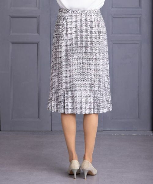 Leilian PLUS HOUSE / レリアンプラスハウス ミニ・ひざ丈スカート | 【店舗人気】ツイードスカート【セレモニー】 | 詳細4