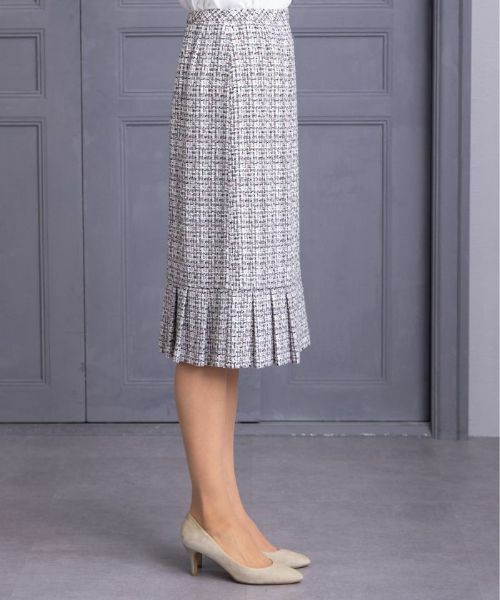 Leilian PLUS HOUSE / レリアンプラスハウス ミニ・ひざ丈スカート | 【店舗人気】ツイードスカート【セレモニー】 | 詳細5