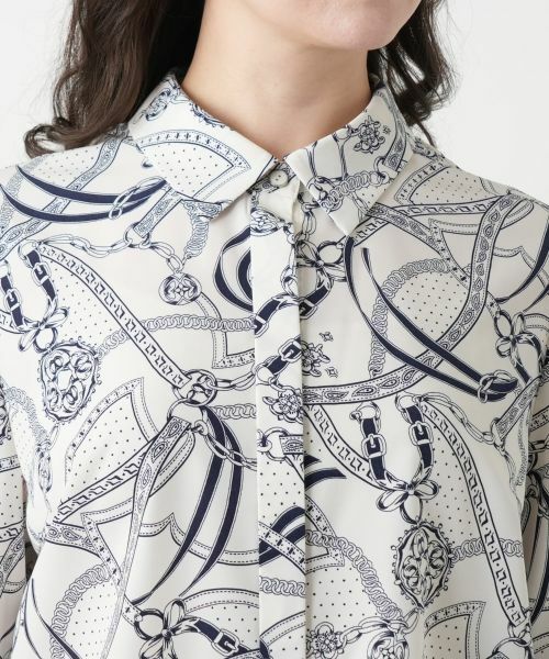 Leilian PLUS HOUSE / レリアンプラスハウス シャツ・ブラウス | 【店舗人気】プリントブラウス | 詳細11