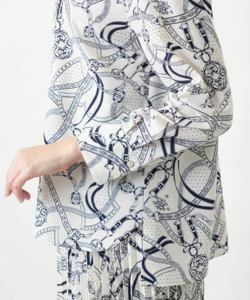 Leilian PLUS HOUSE / レリアンプラスハウス シャツ・ブラウス | 【店舗人気】プリントブラウス | 詳細13