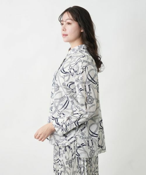 Leilian PLUS HOUSE / レリアンプラスハウス シャツ・ブラウス | 【店舗人気】プリントブラウス | 詳細9