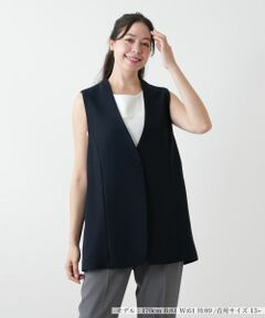 Leilian PLUS HOUSE / レリアンプラスハウス テーラードジャケット | 【店舗人気】ロングベスト