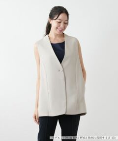 Leilian PLUS HOUSE / レリアンプラスハウス テーラードジャケット | 【店舗人気】ロングベスト