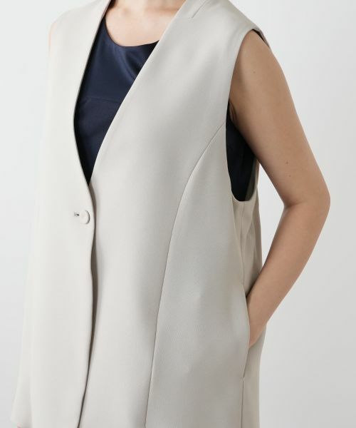 Leilian PLUS HOUSE / レリアンプラスハウス テーラードジャケット | 【店舗人気】ロングベスト | 詳細12