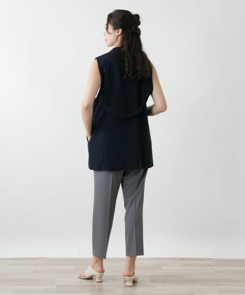 Leilian PLUS HOUSE / レリアンプラスハウス テーラードジャケット | 【店舗人気】ロングベスト | 詳細3