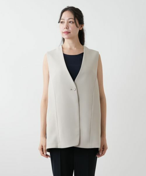 Leilian PLUS HOUSE / レリアンプラスハウス テーラードジャケット | 【店舗人気】ロングベスト | 詳細7