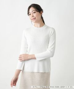 Leilian PLUS HOUSE / レリアンプラスハウス ニット・セーター | 【店舗人気】ラメリブニット