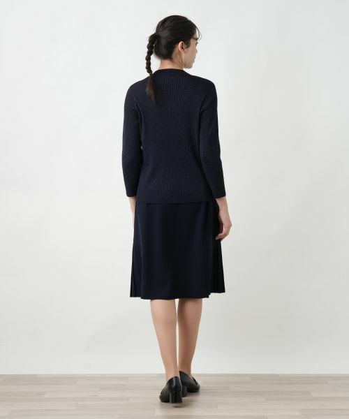 Leilian PLUS HOUSE / レリアンプラスハウス ニット・セーター | 【店舗人気】ラメリブニット | 詳細12