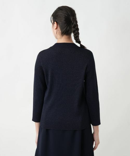 Leilian PLUS HOUSE / レリアンプラスハウス ニット・セーター | 【店舗人気】ラメリブニット | 詳細15