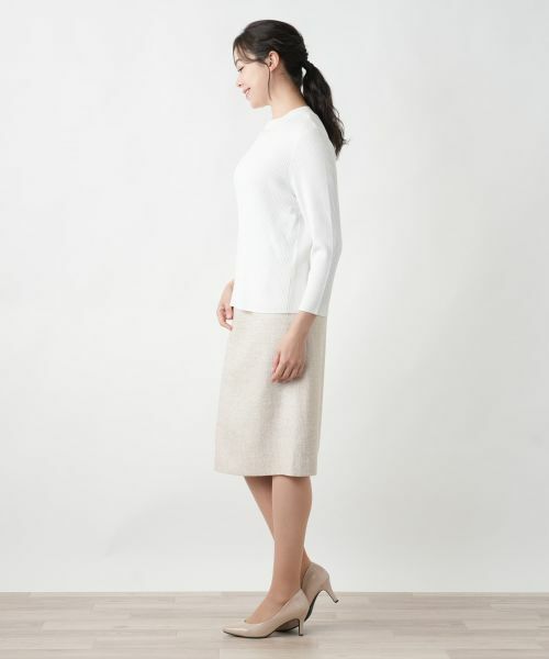 Leilian PLUS HOUSE / レリアンプラスハウス ニット・セーター | 【店舗人気】ラメリブニット | 詳細2