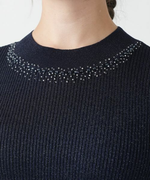 Leilian PLUS HOUSE / レリアンプラスハウス ニット・セーター | 【店舗人気】ラメリブニット | 詳細20