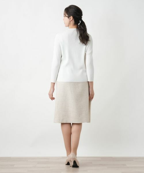 Leilian PLUS HOUSE / レリアンプラスハウス ニット・セーター | 【店舗人気】ラメリブニット | 詳細3