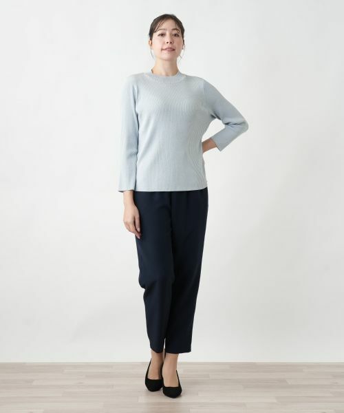 Leilian PLUS HOUSE / レリアンプラスハウス ニット・セーター | 【店舗人気】ラメリブニット | 詳細4