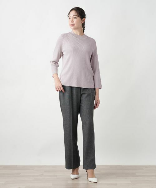 Leilian PLUS HOUSE / レリアンプラスハウス ニット・セーター | 【店舗人気】ラメリブニット | 詳細7