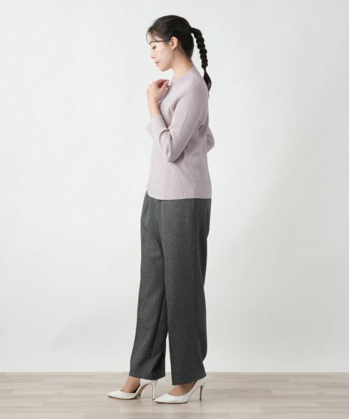 Leilian PLUS HOUSE / レリアンプラスハウス ニット・セーター | 【店舗人気】ラメリブニット | 詳細8