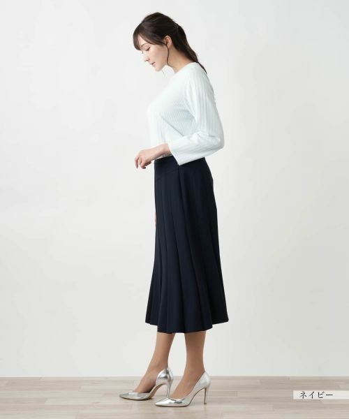 Leilian PLUS HOUSE / レリアンプラスハウス ミニ・ひざ丈スカート | 【店舗人気】フレアスカート | 詳細2