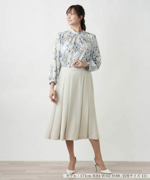 Leilian PLUS HOUSE / レリアンプラスハウス ミニ・ひざ丈スカート | 【店舗人気】フレアスカート | 詳細7