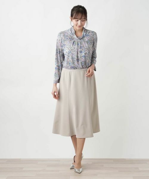 Leilian PLUS HOUSE / レリアンプラスハウス ミニ・ひざ丈スカート | 【店舗人気】ミディスカート | 詳細1