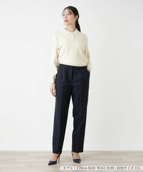 Leilian PLUS HOUSE / レリアンプラスハウス その他パンツ | 【店舗人気】センタープレスパンツ | 詳細4