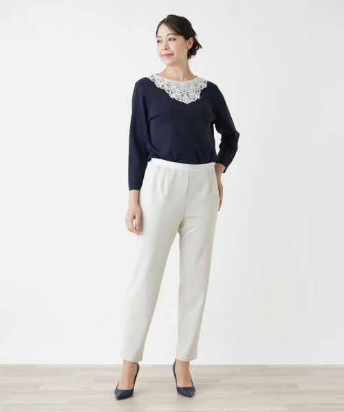 Leilian PLUS HOUSE / レリアンプラスハウス その他パンツ | 【店舗人気】ストレッチスリムパンツ | 詳細1