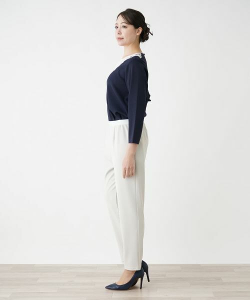 Leilian PLUS HOUSE / レリアンプラスハウス その他パンツ | 【店舗人気】ストレッチスリムパンツ | 詳細2