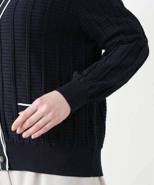 Leilian PLUS HOUSE / レリアンプラスハウス カーディガン・ボレロ | Vネックカーディガン【Leilian WHITE LABEL】 | 詳細13