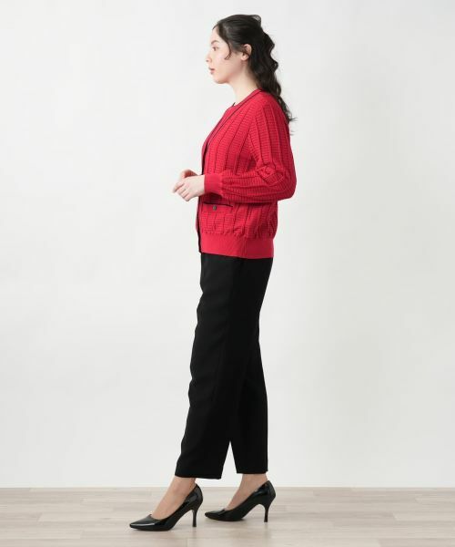 Leilian PLUS HOUSE / レリアンプラスハウス カーディガン・ボレロ | Vネックカーディガン【Leilian WHITE LABEL】 | 詳細2