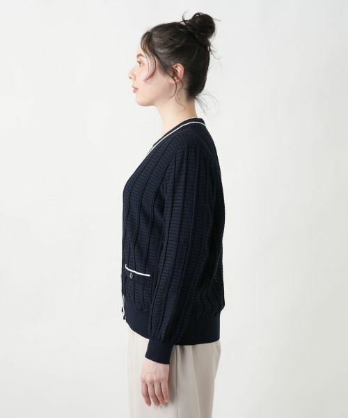 Leilian PLUS HOUSE / レリアンプラスハウス カーディガン・ボレロ | Vネックカーディガン【Leilian WHITE LABEL】 | 詳細8