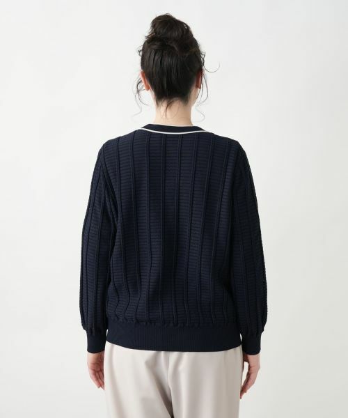 Leilian PLUS HOUSE / レリアンプラスハウス カーディガン・ボレロ | Vネックカーディガン【Leilian WHITE LABEL】 | 詳細9