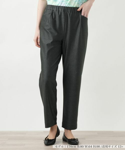 Leilian PLUS HOUSE / レリアンプラスハウス その他パンツ | 【店舗人気】スキニーパンツ【Leilian WHITE LABEL】（チャコールグレー）