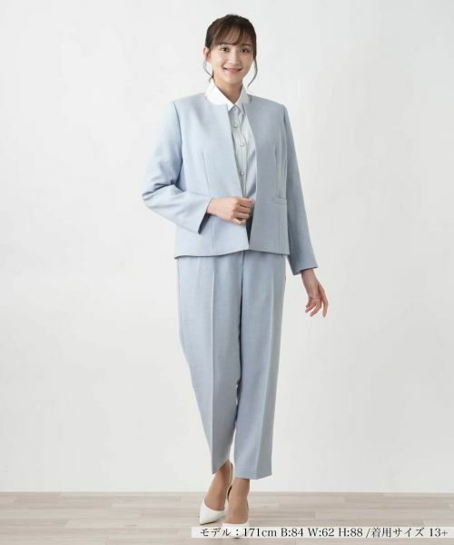 Leilian PLUS HOUSE / レリアンプラスハウス テーラードジャケット | 【店舗人気】ノーカラージャケット | 詳細4