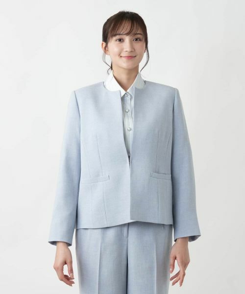 Leilian PLUS HOUSE / レリアンプラスハウス テーラードジャケット | 【店舗人気】ノーカラージャケット | 詳細7