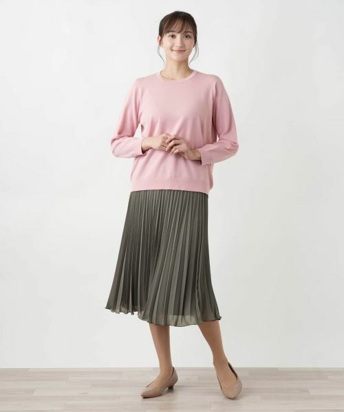 Leilian PLUS HOUSE / レリアンプラスハウス ロング・マキシ丈スカート | 【店舗人気】プリーツロングスカート | 詳細7
