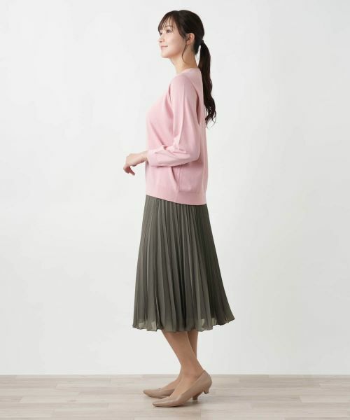 Leilian PLUS HOUSE / レリアンプラスハウス ロング・マキシ丈スカート | 【店舗人気】プリーツロングスカート | 詳細8