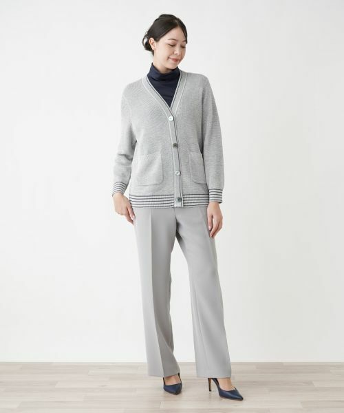 Leilian PLUS HOUSE / レリアンプラスハウス カーディガン・ボレロ | 【店舗人気】Vネックカーディガン | 詳細1