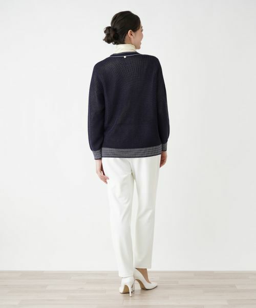 Leilian PLUS HOUSE / レリアンプラスハウス カーディガン・ボレロ | 【店舗人気】Vネックカーディガン | 詳細7