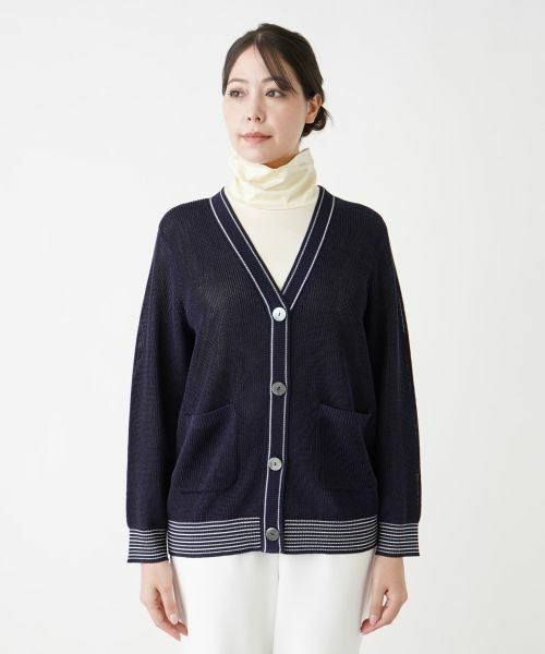 Leilian PLUS HOUSE / レリアンプラスハウス カーディガン・ボレロ | 【店舗人気】Vネックカーディガン | 詳細8