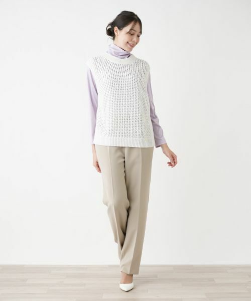 Leilian PLUS HOUSE / レリアンプラスハウス テーラードジャケット | 2wayニットベスト | 詳細1