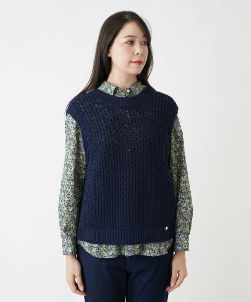 Leilian PLUS HOUSE / レリアンプラスハウス テーラードジャケット | 2wayニットベスト | 詳細10