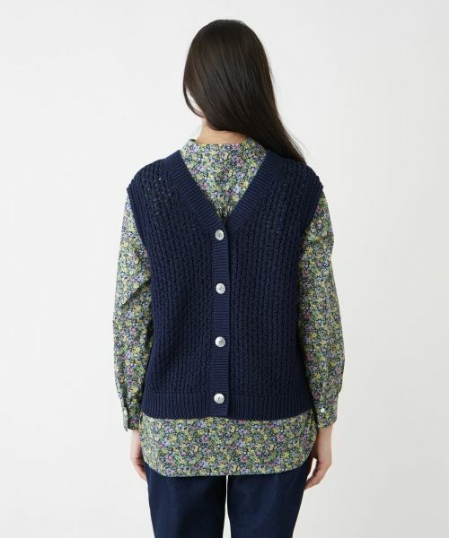 Leilian PLUS HOUSE / レリアンプラスハウス テーラードジャケット | 2wayニットベスト | 詳細12