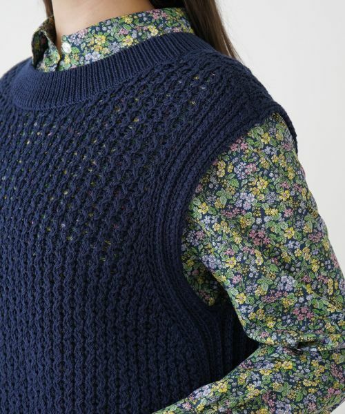 Leilian PLUS HOUSE / レリアンプラスハウス テーラードジャケット | 2wayニットベスト | 詳細15