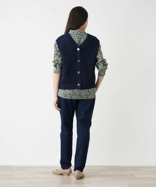 Leilian PLUS HOUSE / レリアンプラスハウス テーラードジャケット | 2wayニットベスト | 詳細8